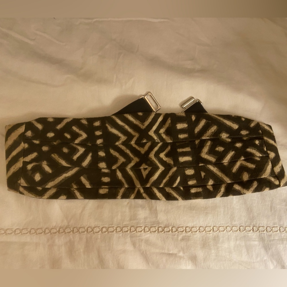 Vintage Cummerbund Tribal Patterned